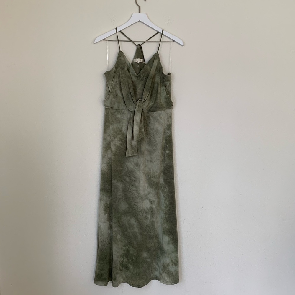 Entro Green Tie Dye Maxi Dress - Picture 2 of 8